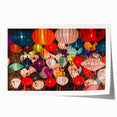 Extra large rolled print of Shanghai skyline with muted gray and blue tones, ideal for art wall dining room.