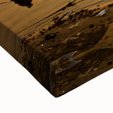 Black and white landscape art painting of a serene Indian scenery on large stretched canvas, ideal for bedroom wall decor.