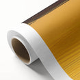 Art Deco poster of a Laos scenery, featuring rich green and gold tones on rolled canvas, ideal for nursery wall art.
