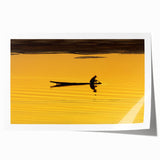 Extra large rolled print of a scenic Laos landscape with vibrant green and blue tones, ideal for art wall dining room.