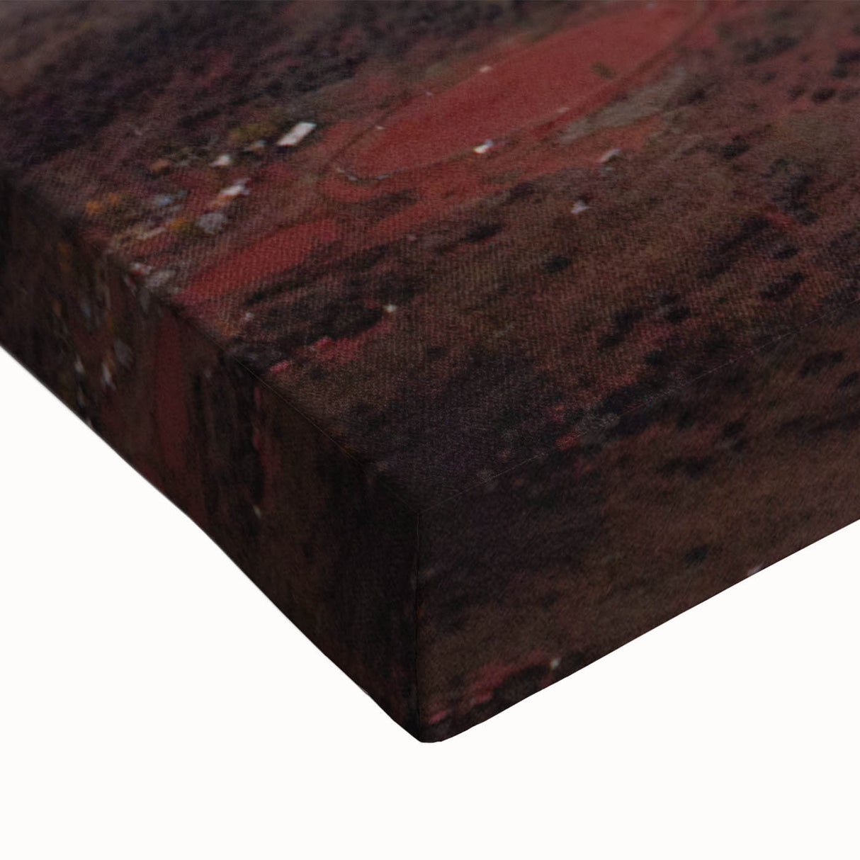 Large art featuring a black and white close-up of Ayers Rock on stretched canvas, suitable for bedroom wall decor.