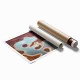 Extra large rolled print of Queensland scenery with vibrant floral elements.