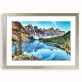 Abstract textured art print of Alberta scenery in muted earth tones on a framed canvas, suitable for bedroom decor.