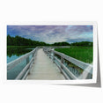 Extra large rolled print of a New Brunswick scenic landscape in muted earth tones, ideal for dining room wall art.