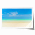 Extra large rolled print of Antigua scenery with vibrant blues and greens, ideal for art wall dining room.