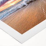 Art deco poster of Saint Lucia scenery in vibrant tropical hues on rolled canvas, ideal for dining room wall art.