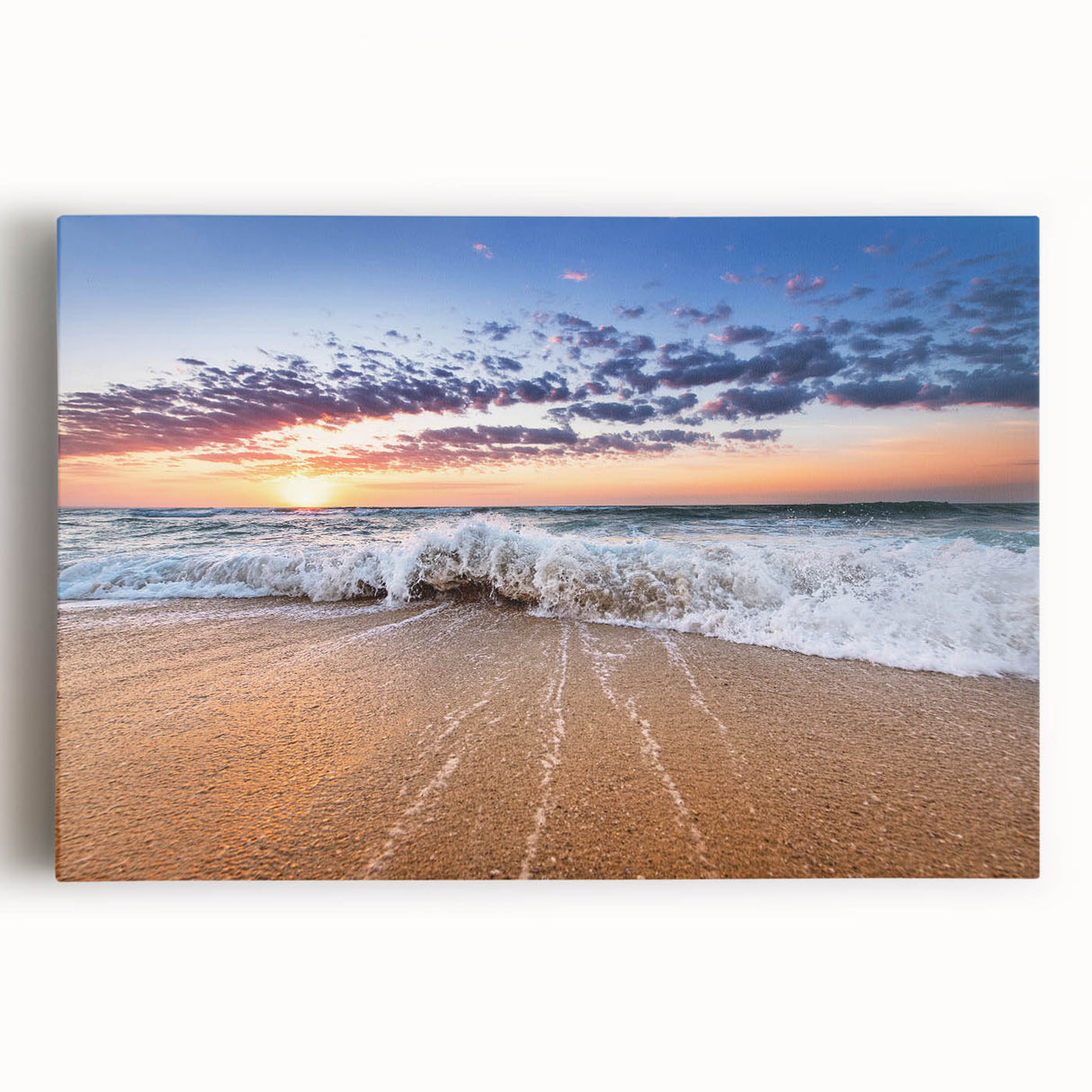 Black and white photograph of Saint Lucia scenery on stretched canvas, ideal for kitchen wall art or bedroom ambiance.