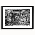 Extra large framed abstract art print with vibrant, colorful textures, ideal for living room decor.