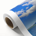 Art Deco poster of Nicaragua scenery on rolled canvas, suitable for nursery wall art or dining room decor.