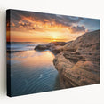 Large canvas print depicting a scenic Bulgarian landscape, using muted earth tones, ideal for kitchen wall art.