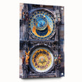 Acrylic print of Prague scenery with vibrant twilight hues, ideal for dining room art.