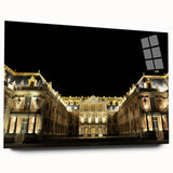 Acrylic print of the Versailles scenery in muted earth tones, ideal for bedroom or dining room art.