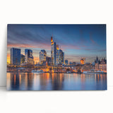 Black and white photo of European scenery on large stretched canvas, ideal for kitchen wall art.