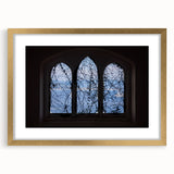 Abstract art print of Portofino, Italy in muted pastel shades on a framed canvas, ideal for dining room decor.