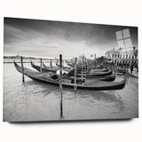 Acrylic print of a Venice scenery with muted earth tones, ideal for bedroom or dining room art.