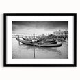 Extra large framed wall art depicting an abstract, colorful Venetian scene in textured style, ideal for living room decor.