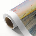 Art Deco poster of a European scenery in Poland, featuring pastel shades on rolled canvas, ideal for nursery wall art.