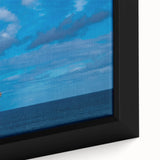 Black wall art featuring a textured, colorful European scenery on a large framed canvas, ideal for living room decor.