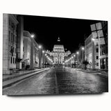 Acrylic print of the Vatican scenery in muted earth tones, ideal for bedroom or dining room decor.