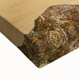 Black and white landscape art painting of Baja California on large stretched canvas, suitable for bedroom wall art.