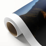 Art Deco poster featuring a scenic Peruvian landscape on rolled canvas, suitable for nursery or dining room decor.