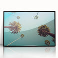 Large abstract wall art depicting the Beverly Hills skyline in black and white tones on a framed acrylic print.