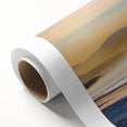 Art deco poster of Coronado, California scenery in pastel shades on rolled canvas, ideal for nursery wall art.