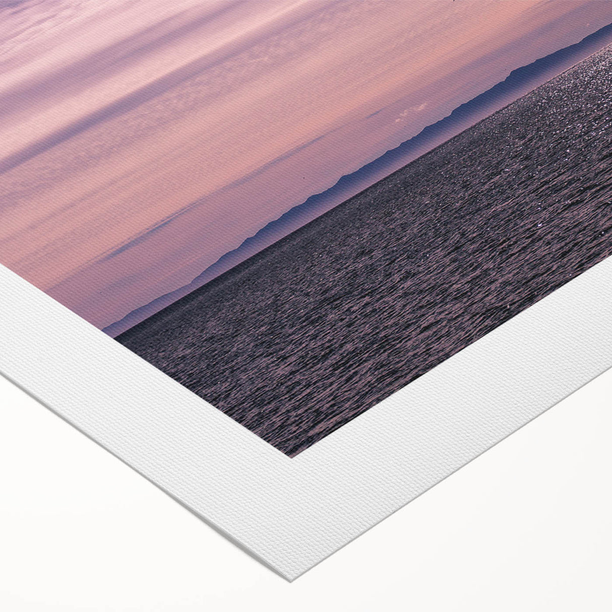 Art deco poster of Santa Barbara scenery in pastel colors on rolled canvas, suitable for dining room wall art.