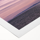 Art deco poster of Santa Barbara scenery in pastel colors on rolled canvas, suitable for dining room wall art.