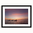 Colorful abstract art print of the Florida Keys in vibrant hues on a large framed canvas, ideal for living room decor.