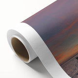 Art Deco style poster of Florida Keys scenery on rolled canvas, with pastel color palette, ideal for nursery wall art.
