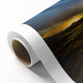 Art deco poster of Idaho scenery with soft pastel colors on rolled canvas, ideal for nursery wall art.