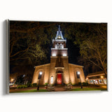 Framed canvas landscape art painting depicting Annapolis, Maryland, in muted colors, ideal for office decor.