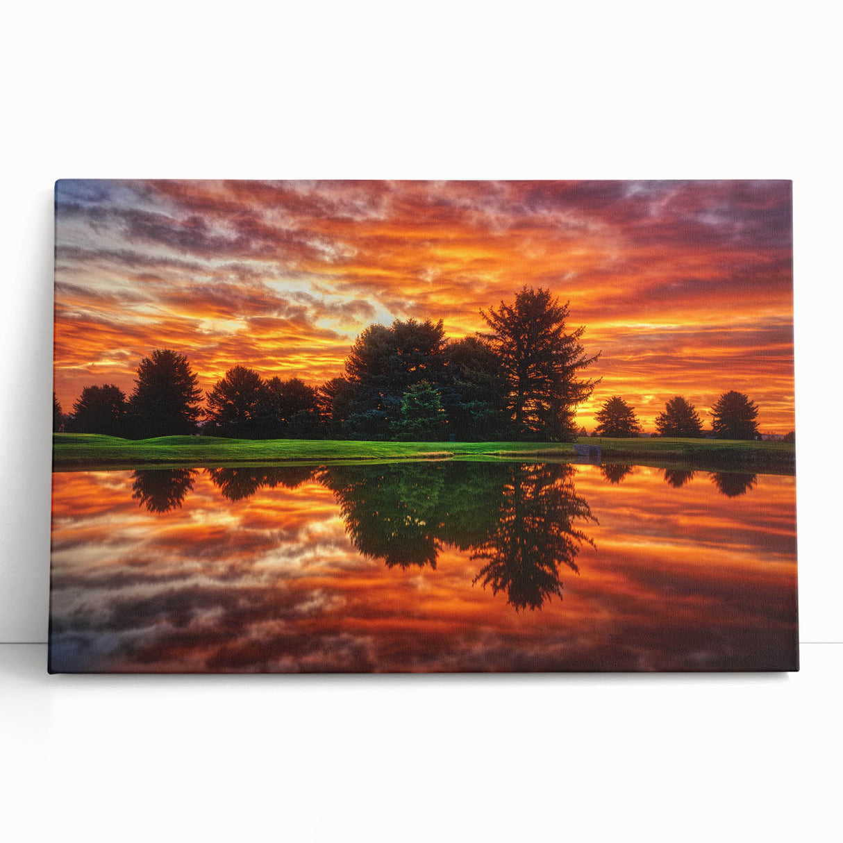 Black and white photograph of a Nebraska landscape on a large stretched canvas, ideal for kitchen wall art.