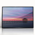 Large abstract wall art depicting the Outer Banks in North Carolina.