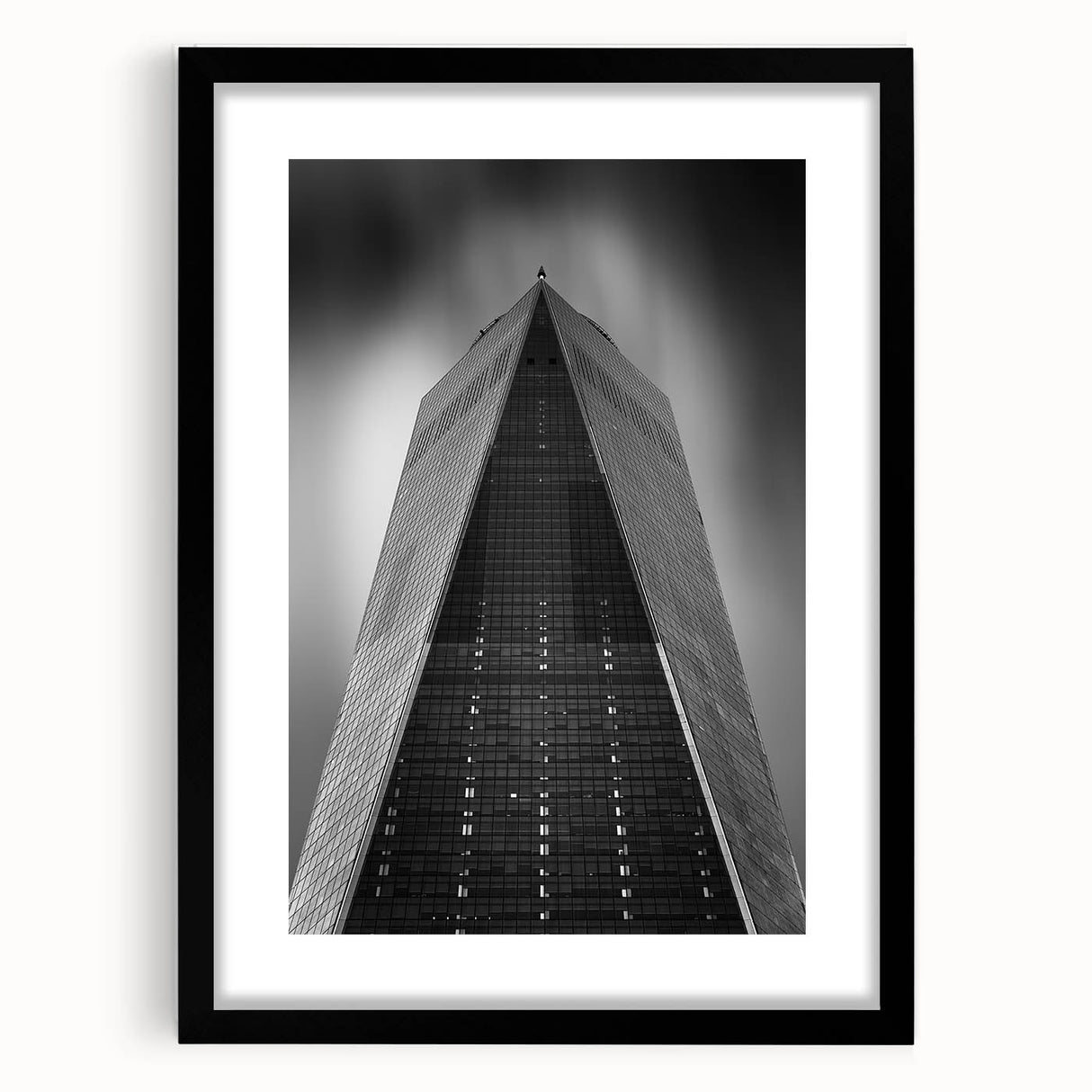 Colorful abstract art print of NYC skyline, featuring vibrant hues on a large textured canvas, ideal for living room decor.