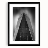 Colorful abstract art print of NYC skyline, featuring vibrant hues on a large textured canvas, ideal for living room decor.