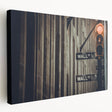 Wall Street themed large art on stretched canvas, featuring monochrome urban scenery, ideal for kitchen wall decor.