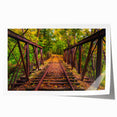 Rolled print of Pennsylvania scenery with floral designs in soft pastel shades, suitable for art wall dining room.