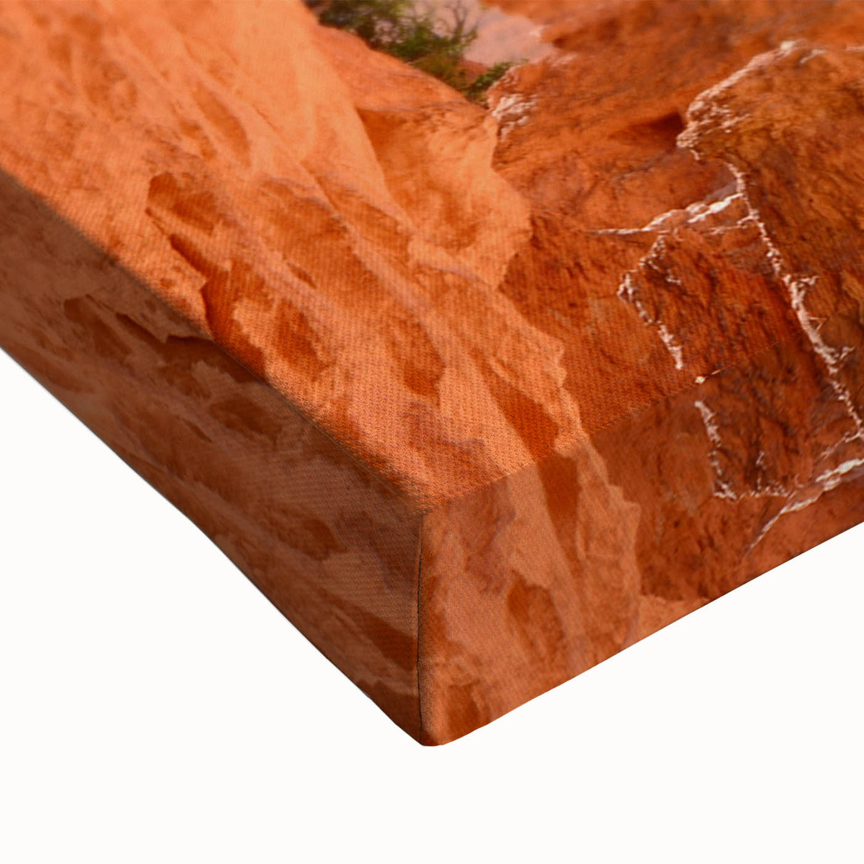 Black and white landscape art painting of Bryce Canyon on large stretched canvas, suitable for bedroom wall decor.