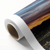 Art deco poster of Salt Lake City with pastel shades on rolled canvas, ideal for nursery wall art.