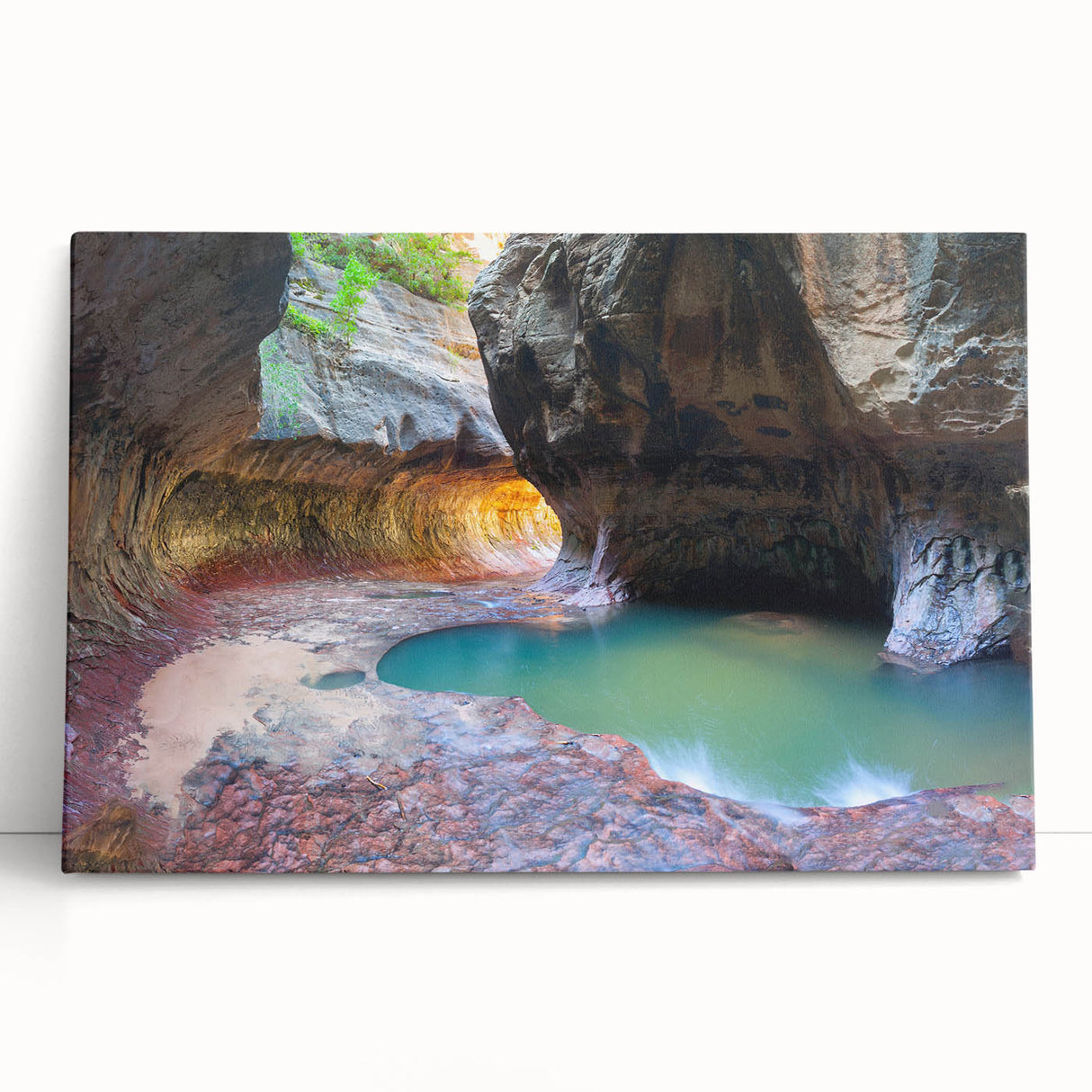 Black and white large canvas print of Zion National Park, ideal for kitchen wall art or bedroom.