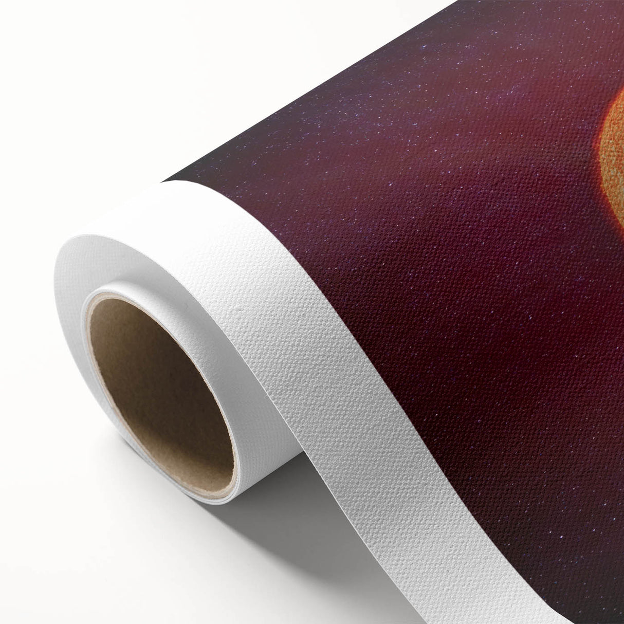 Sun and Moon Radiance Wall Art - NASA Space Exploration Canvas