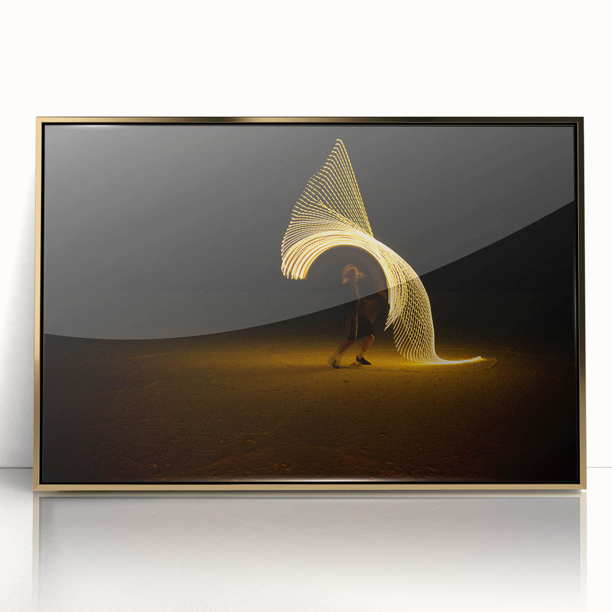 Spiral of Motion – Emotive Silhouette Photography Wall Art