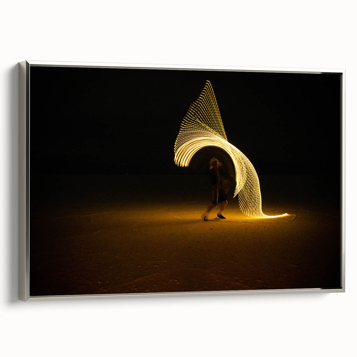 Spiral of Motion – Emotive Silhouette Photography Wall Art
