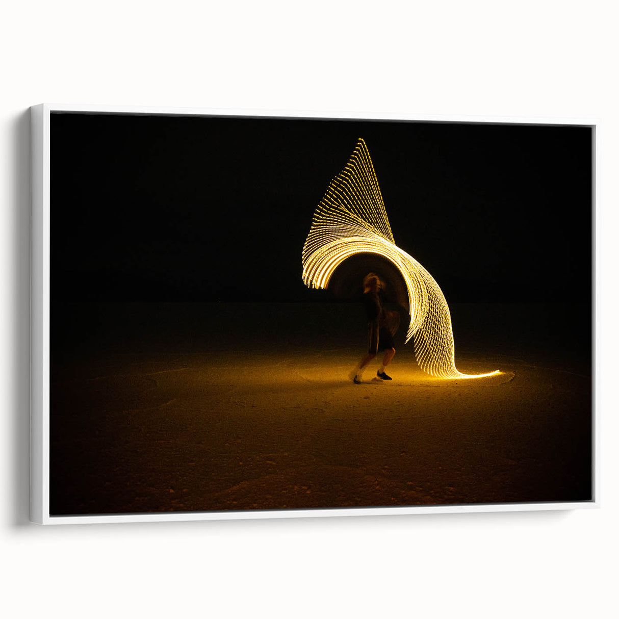 Spiral of Motion – Emotive Silhouette Photography Wall Art