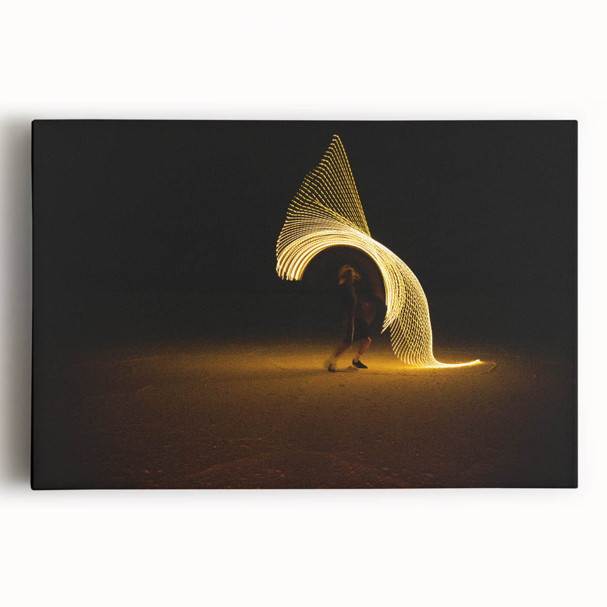 Spiral of Motion – Emotive Silhouette Photography Wall Art