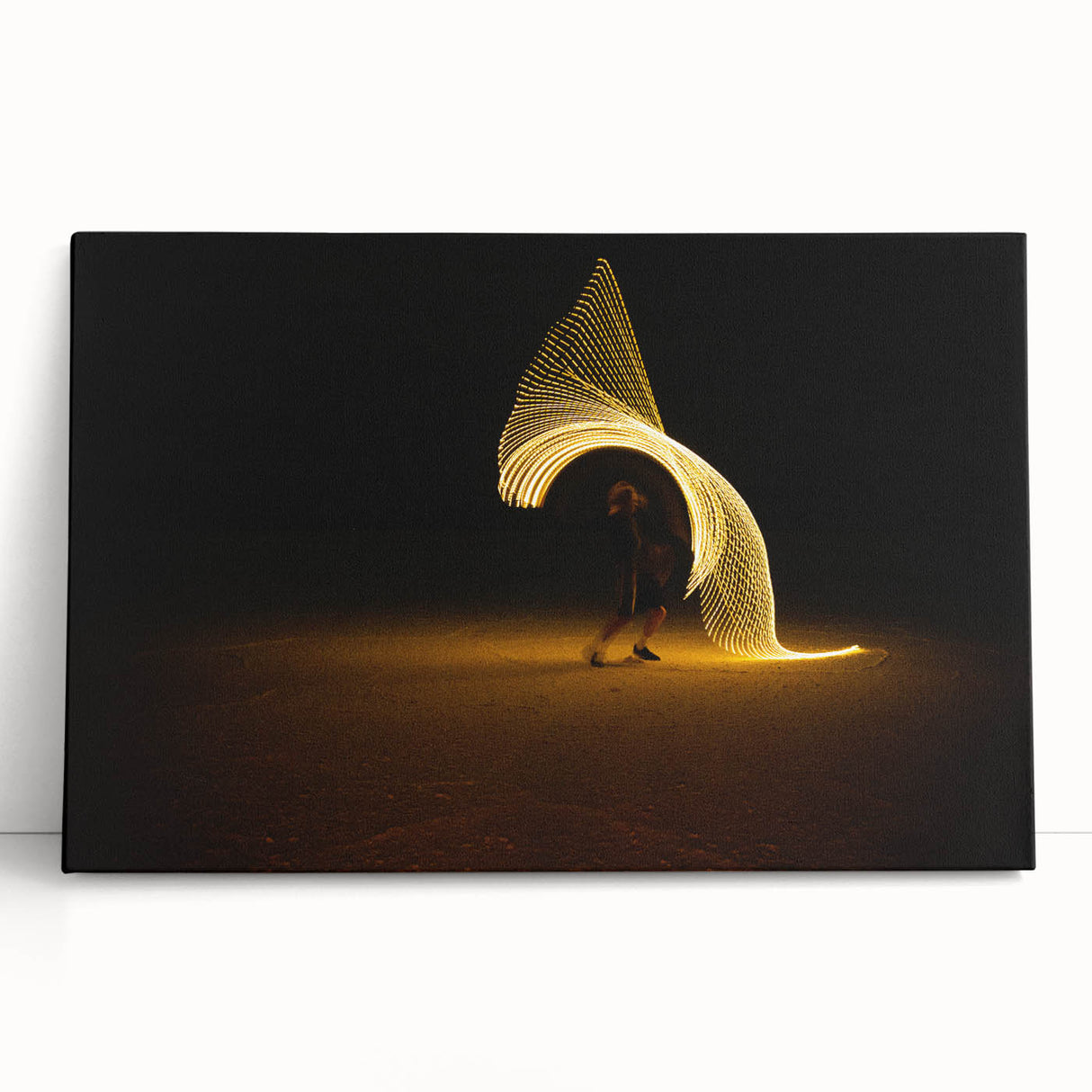 Spiral of Motion – Emotive Silhouette Photography Wall Art