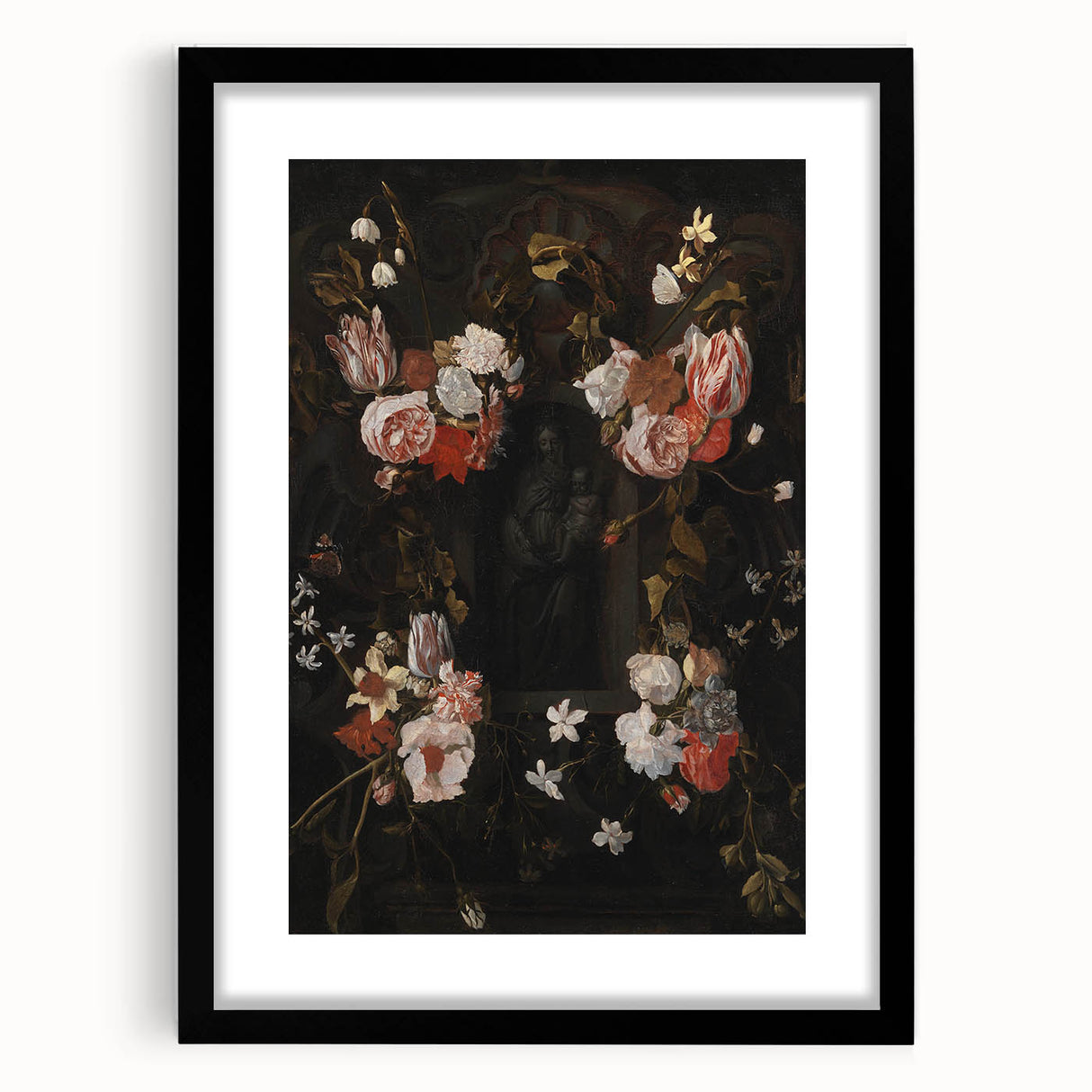 Baroque Art Wall Print – Classic Antique Art for Timeless Elegance