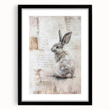 Adorable Bunny - Easter Wall Art, Easter Canvas Prints, Home Decor